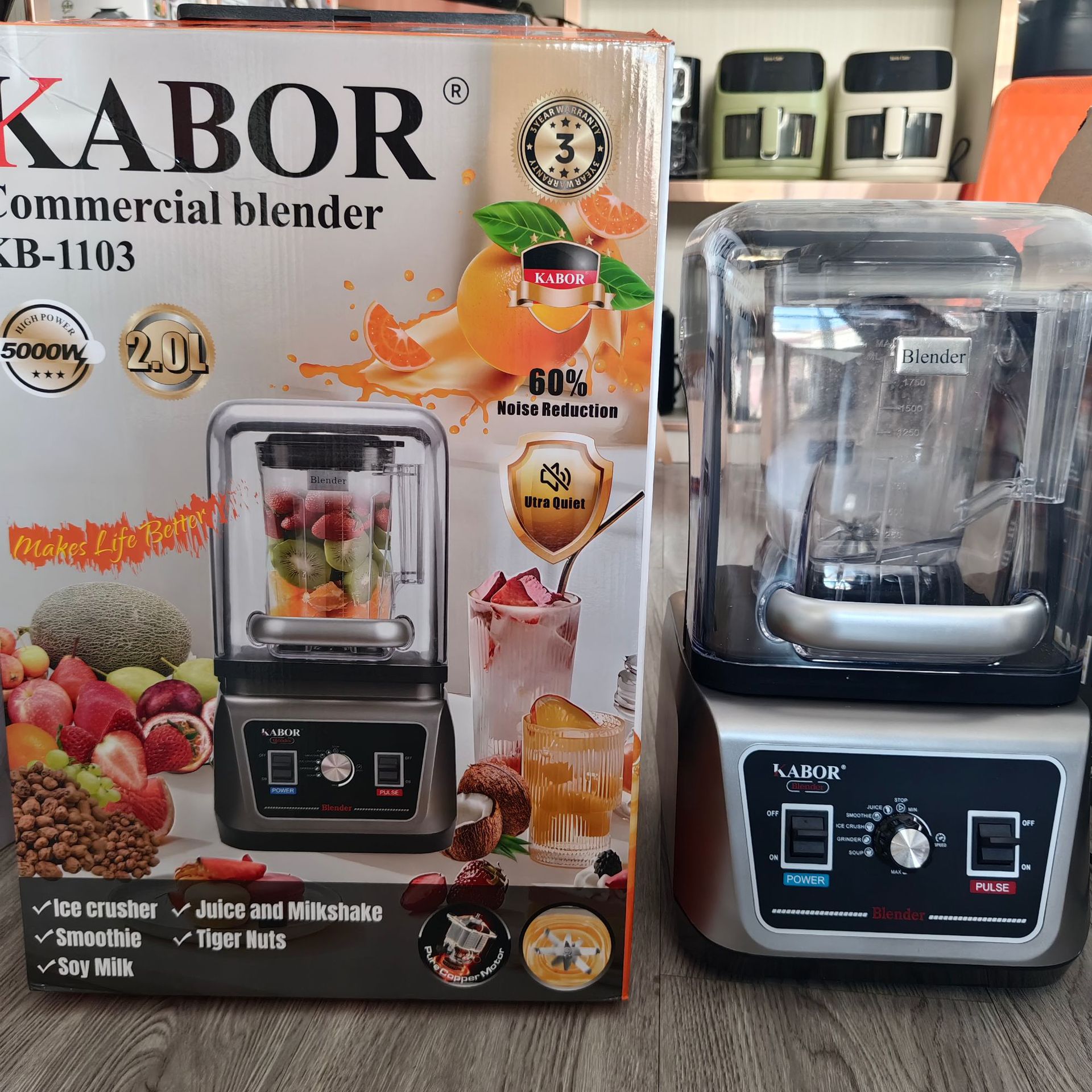 9540纯铜电机blender 高品质商用机械款破壁机碎冰机搅拌机料理机