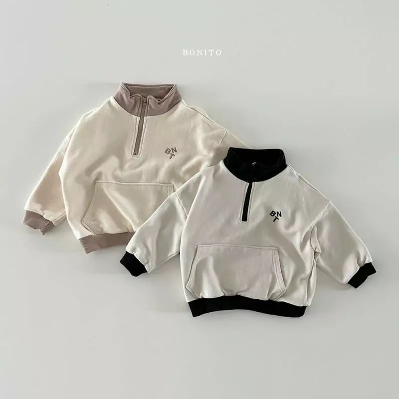 Bebé ropa de primavera estilo coreano ropa para niños bebé collar cremallera suéter niño primavera Bebé Ropa de primavera arriba image 1