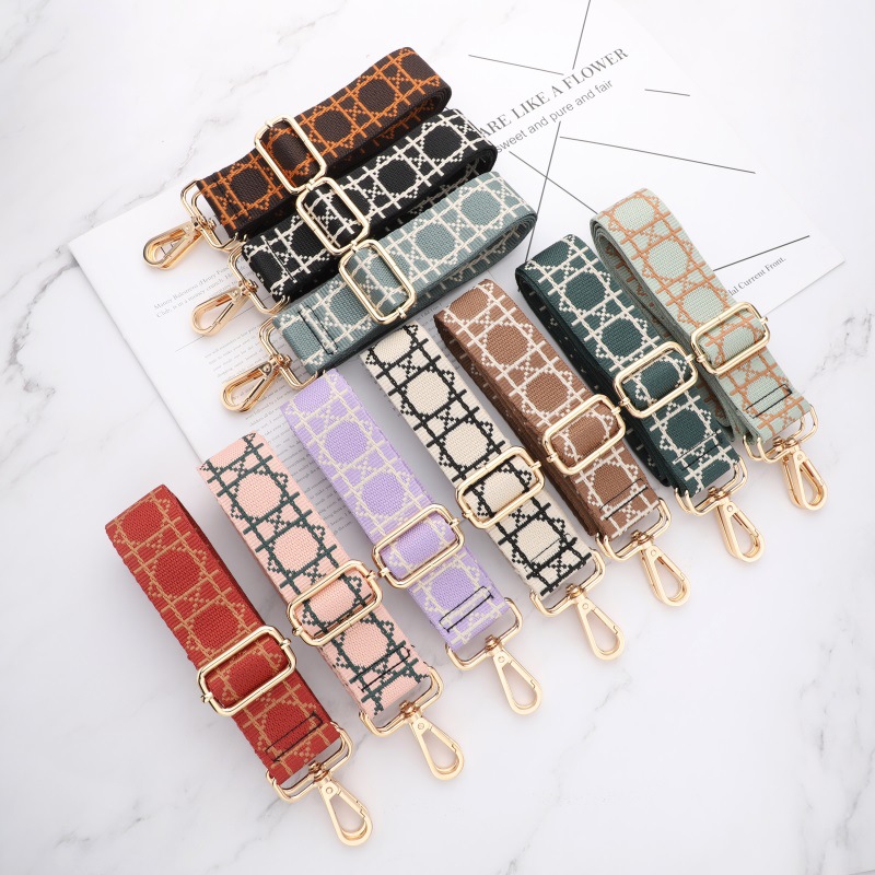 82g Weight Sling Strap Strap Type Bag Strap/Shoulder Strap Bags Type All Seasons Polyester Argyle Sling Strap Bag Accessories