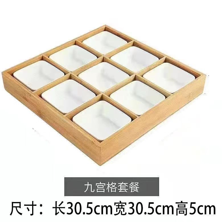 구공게 + 흰색 접시