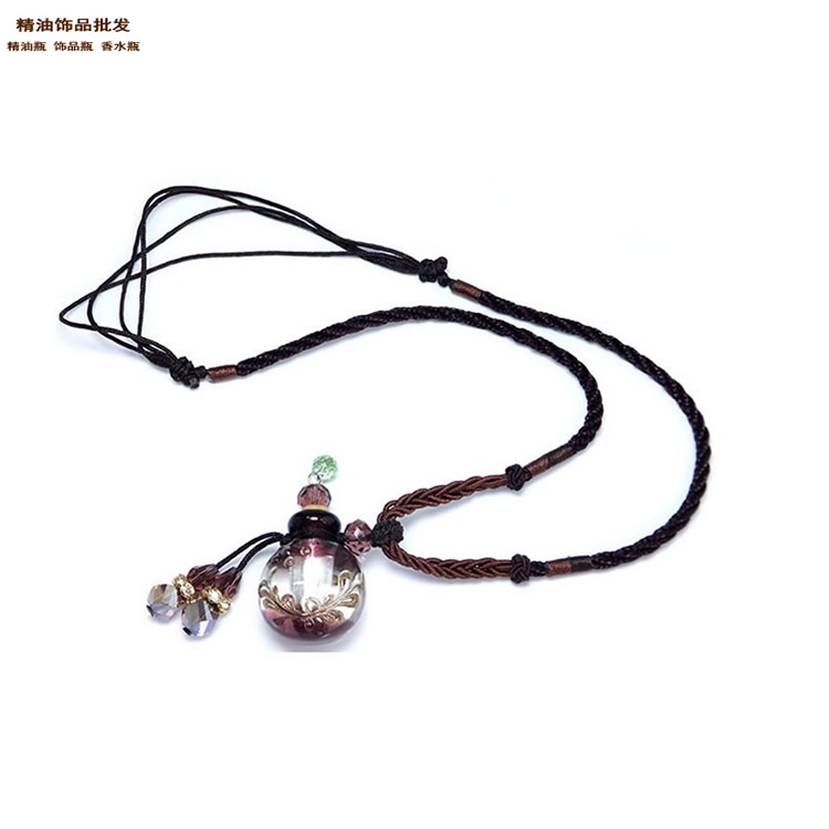 精油饰品网紫色缨诺绳大号扁圆巴洛克项链2.jpg