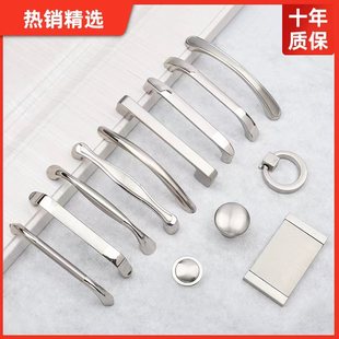 ft cabinet door drawer handle cabinet wardrobe silver modern simple light luxury bathroom cabinet cabinet handle kitchen cabinet handle
