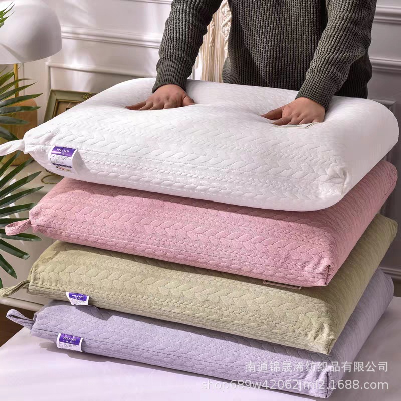 꼬인 코튼 니트