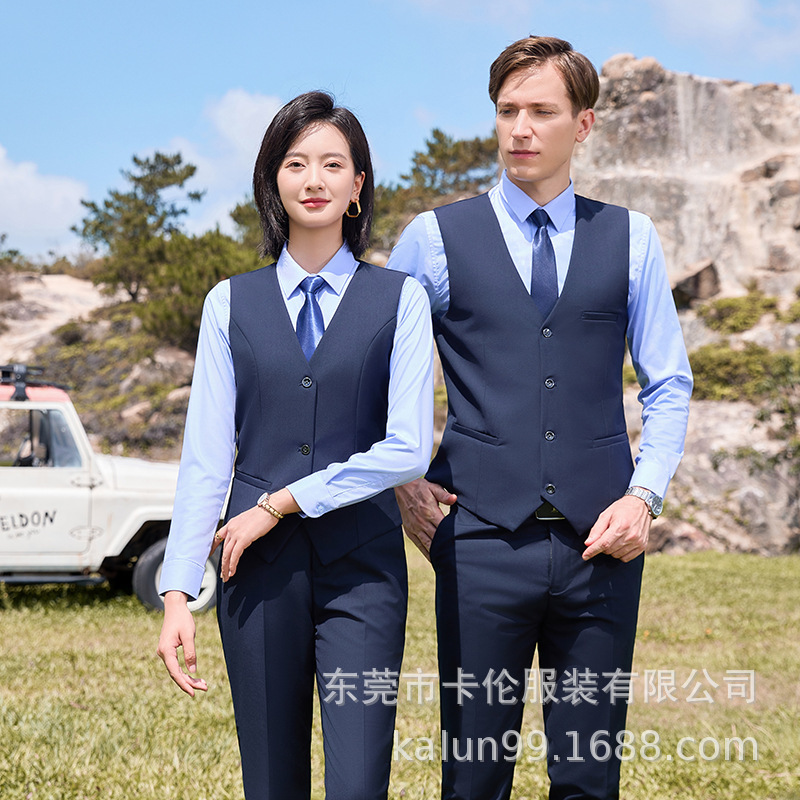 High-End Professional Vest Suit 2025 Autum New Business Casual Formal Wear Formal Occasion Waistcoat Vest Top