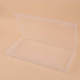 透明PP元件盒塑料书法套装盒毛笔盒零件手提收纳盒文件收纳盒子