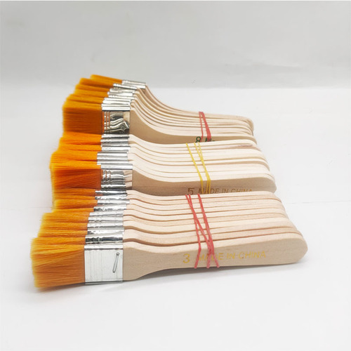 Nylon brush No. 1-12 soft head board brush gouache oil painting acrylic paint row board brush art board brush wholesale