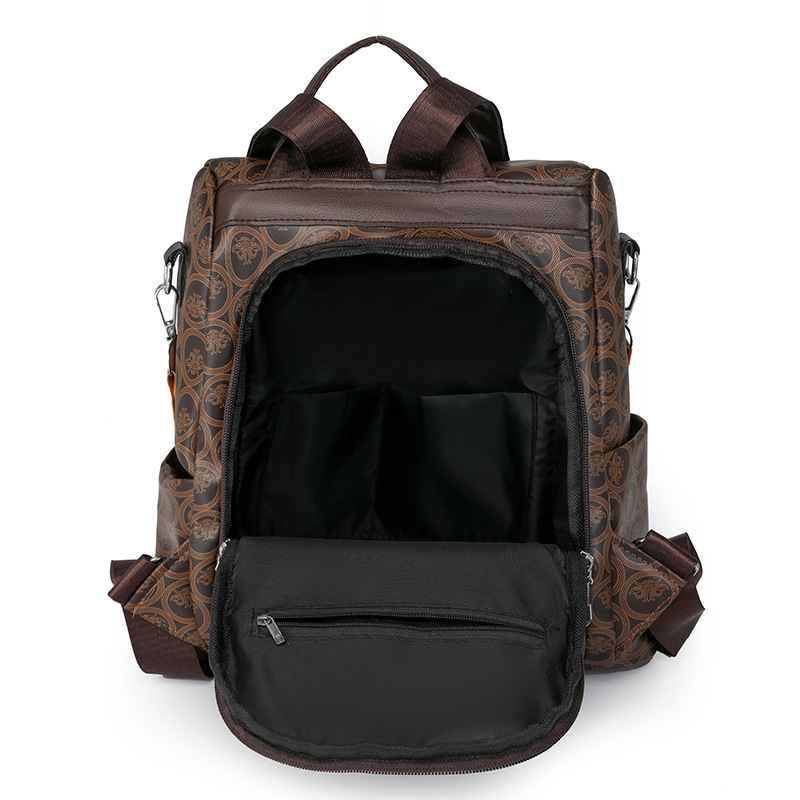 Mochila simple de todo fósforo para mujer moda casual de gran capacidad mochila antirrobo bolso ligero de un solo hombro al por mayor