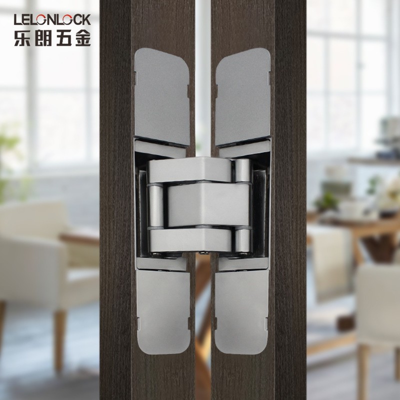 Personalizada 3D puerta invisible ajustable bisagra oscura 40KG puerta plegable oculta bisagra puerta de madera sólida bisagra especial puerta oscura