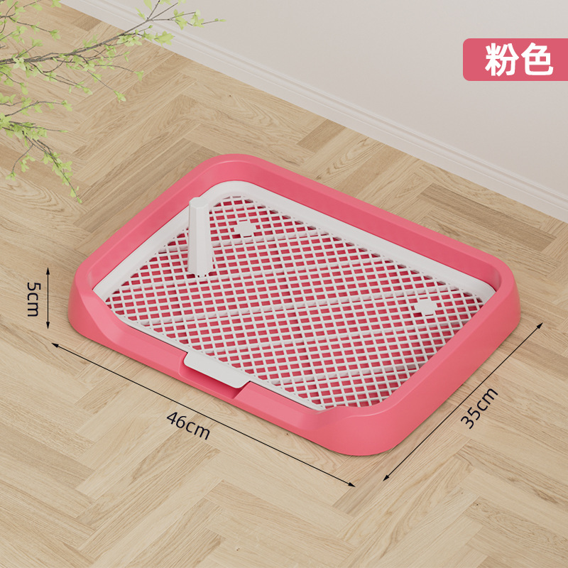 Inodoro de perros supergrande anti-derrames con columna vertical desmontable lavable lavabo de excremento de planta de lavabo de excremento de excremento