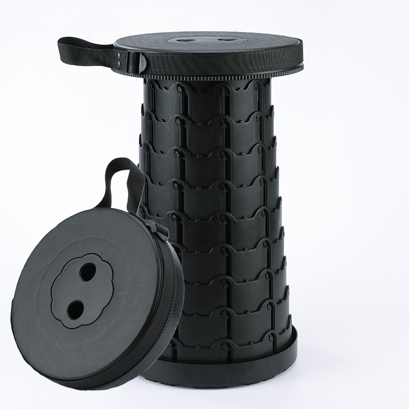 Taburete arco iris retráctil pequeño banco doméstico taburete de pesca ajustable portátil al aire libre asiento de cola de mano Maza