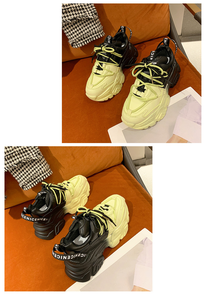 Vrouwen Chunky Sneakers Dikke Bodem Platform Vulcaniseer Schoenen Mode Ademend Casual Running Schoen Voor Vrouw Vrouwelijke