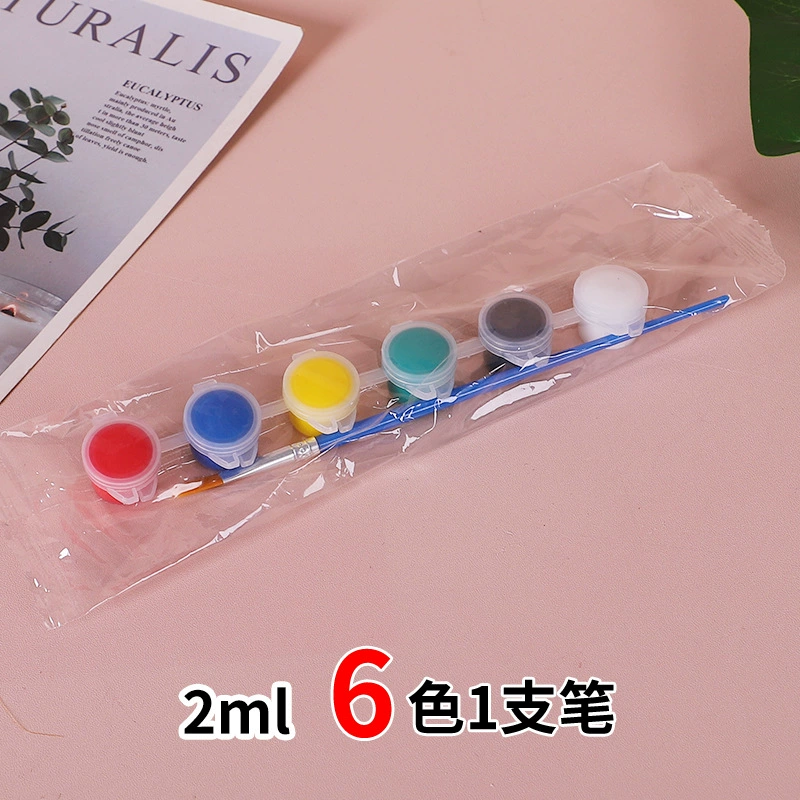 Акварельная краска для детей, Нетоксичная моющаяся, 12 цветов, пигментный костюм, граффити, живопись, герметичная маленькая коробка, 2 мл