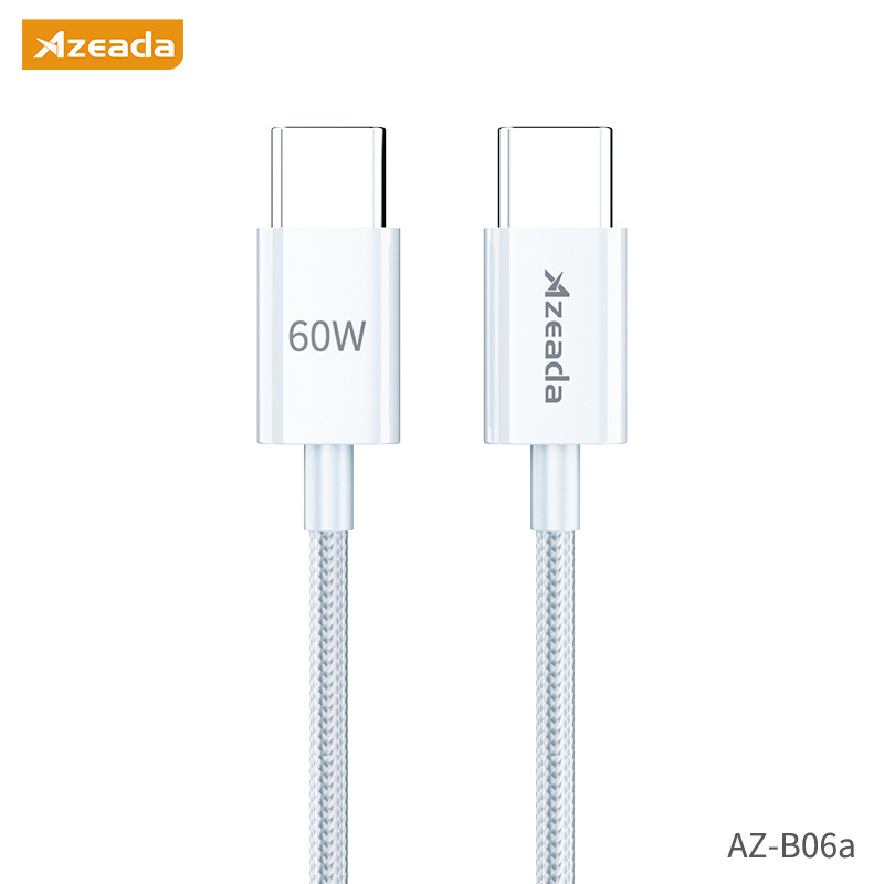 REMAX旗下AZEADA编织60W快充1米充电线可传输安卓口 TYPE-C数据线