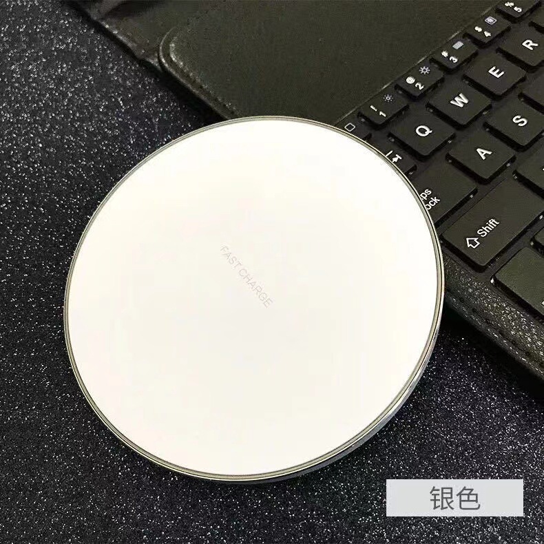 プラスチック/金属ワイヤレス充電器 10/15/20/30/50 ワットつや消し GY_68 ディスクメーカー卸売ギフト|undefined