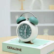 闹钟唤醒学生机械打铃金属儿童静音夜灯客厅卧室高中宿舍闹铃钟表