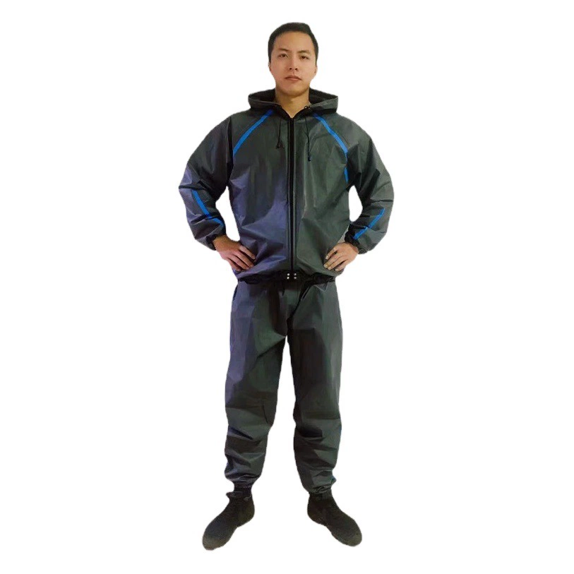 Супер легкий мужской и женский универсальный капюшон с длинными рукавами пвх eva сауна