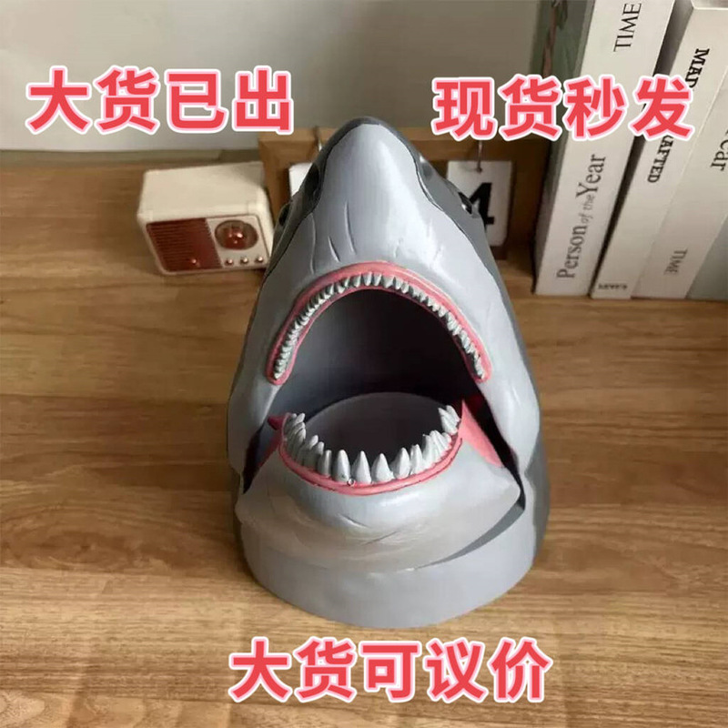 Cross-Border New Product Jaws 50Th Anniversary Popcorn Bucket Shark-Shaped Popcorn Bucket Cross-Border New Product Jaws 50Th Anniversary Popcorn Bucket Shark-Shaped Popcorn Bucket
