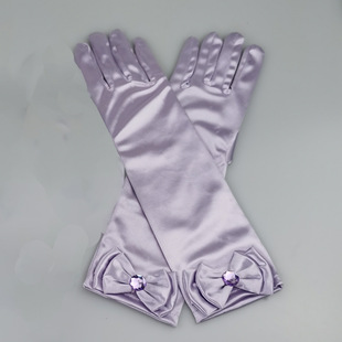 Frozen Children's Gloves Cinderella Princess Elsa Sleeping Beauty Girls Princess Dress Accessories Performance Gloves