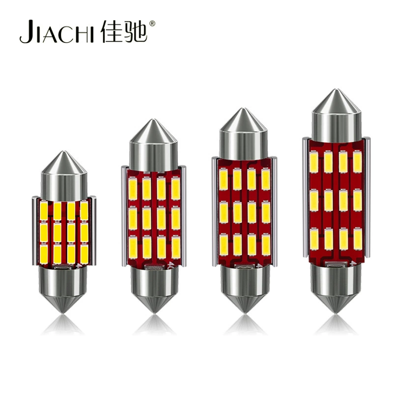 Светодиодный двойной точечный свет 4014 декодирование автомобиля лампа для чтения 36 мм свет крыши 12LED интерьер автомобиля свет потолочный светильник