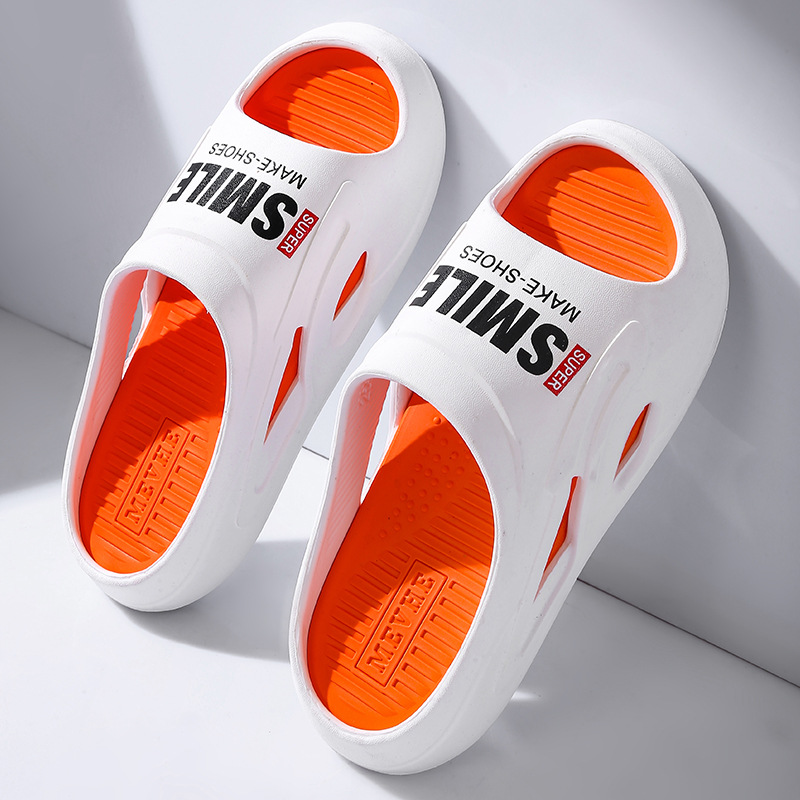 Zapatillas para hombres verano 2024 explosión fuera del hogar hombre fuera del deporte antideslizante para el hogar espesar la base suave para hombres súper suave