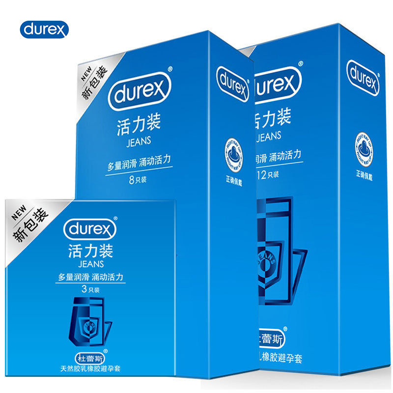 Durex Vitality Pack 12-Pack Genuine Hotel Supplies for Men, Adult Novelty Products, One-Piece Dropshipping, Ultra-Thin Pack