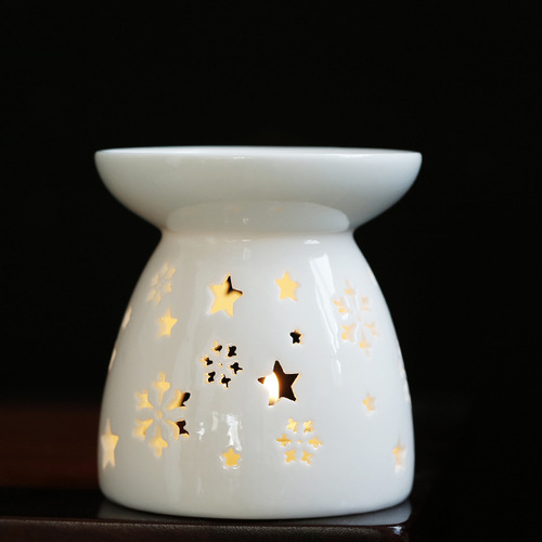 Nordic Style Exquisite Ceramic Incense Burner for Home and Office, Aromatherapy Censer with Sandalwood and Agarwood, Creative Incense Burner, Home Fragrance Decor