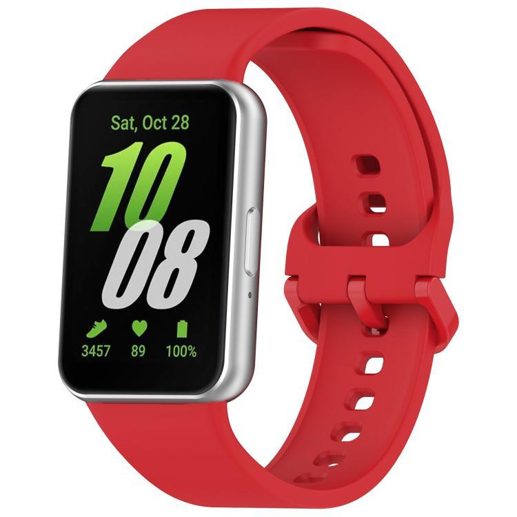 xDfind pulsera de silicona de hebilla de color sólido para Samsung Galaxy Fit3 SM-R390