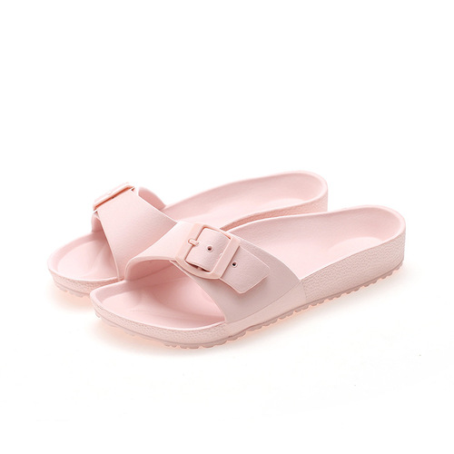 EVA single-strap sandals summer fashionable fresh minimalist style women anti-slip waterproof heightening toe sandals wholesale