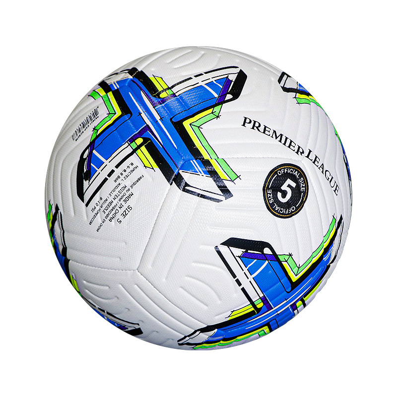 Juego de la Premier League máquina de coser mano de coser pu4 5 fábrica de fútbol al por mayor 19 generación de comercio exterior azul