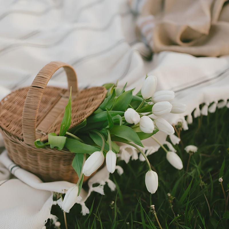 Cesta tejida portátil de ratán Cesta tejida para picnic al aire libre Cesta tejida de ratán retro Cesta de flores de ratán de frutas y verduras Cesta de almacenamiento