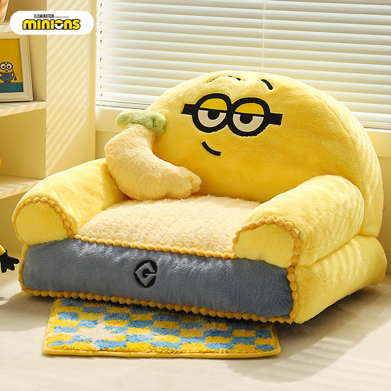 Minions sofá nido conjunto-nombre de la serie pequeño perro desmontable y lavable perrera peluche gato nido invierno cálido suministros para mascotas