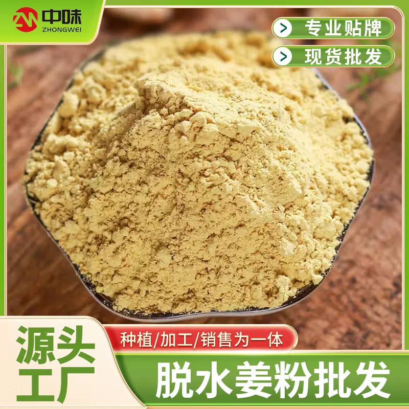 厂家现货跨境有机脱水生姜粉外贸干姜粉配料调味脱水蔬菜姜粉批发