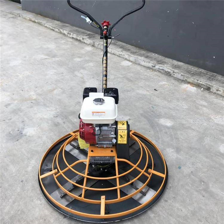 Architecture construction Trowel cement ground Ray machine disk gasoline Hand support ground Polished