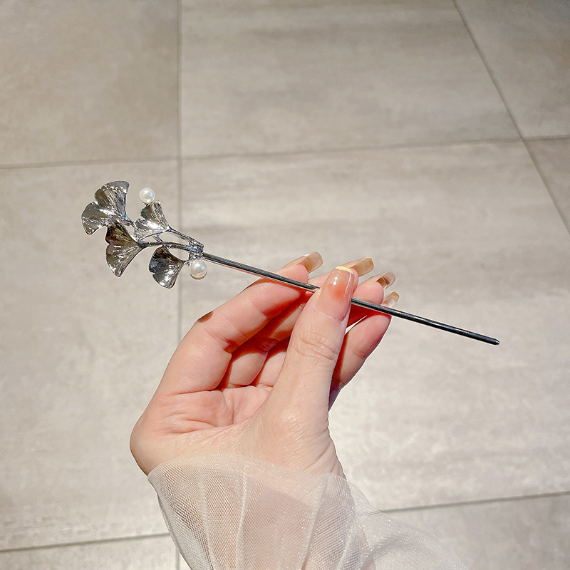 Horquilla de estilo antiguo nuevo estilo chino de alta gama Hanfu tocado estilo nacional borla horquilla paso a paso borla parte posterior de la cabeza horquilla hembra