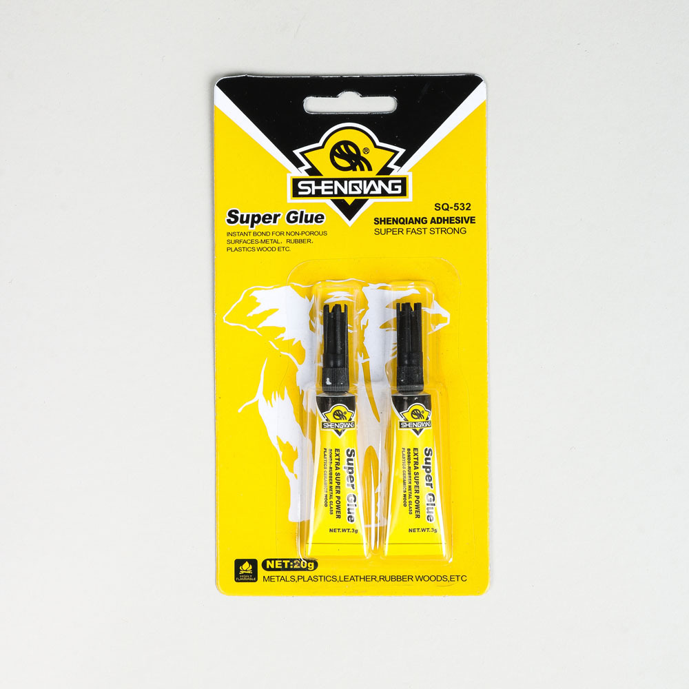 黄卡大象单卡1.5g黄管黑五爪胶水,义乌神强  502瞬间强力胶