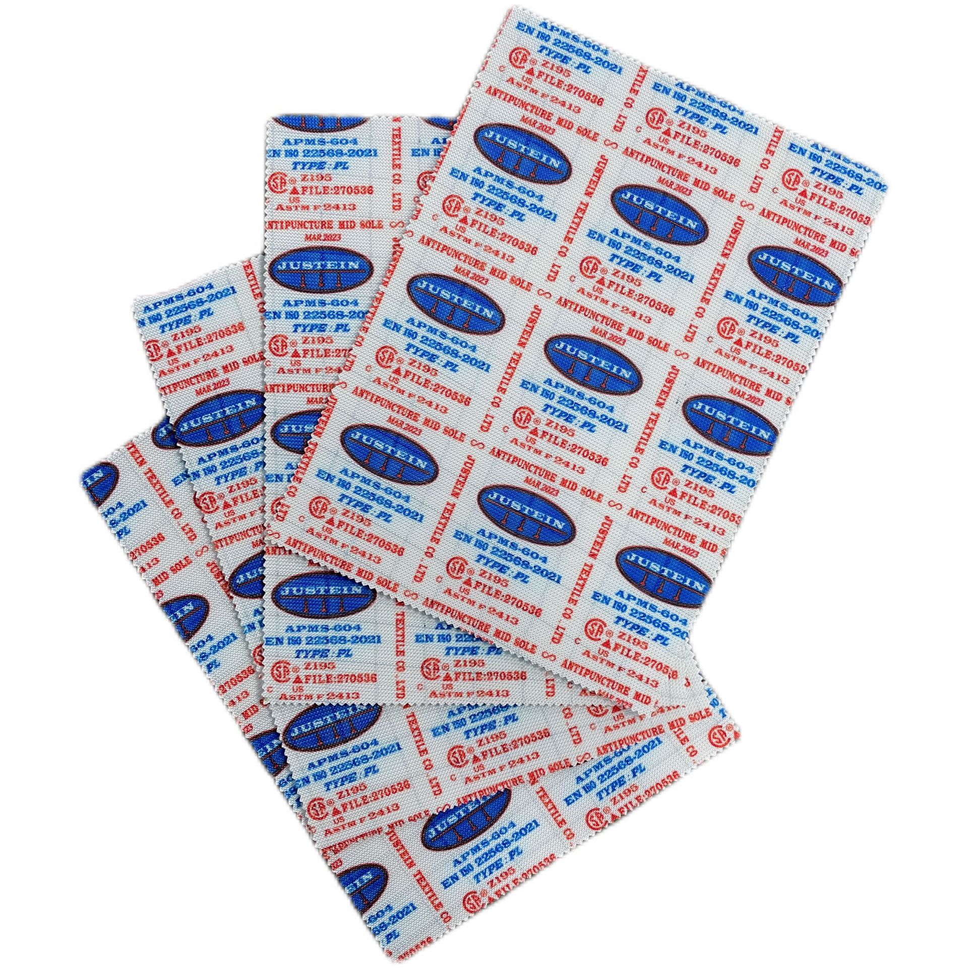 非金属防静电防穿刺中底布 凯夫拉中底 EN22568 CSA标准 1200N