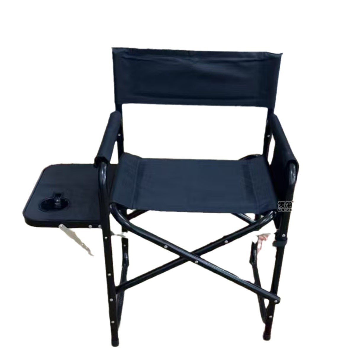 Silla de pesca negra silla de tela plegable al aire libre sillón cómodo silla de acampamiento silla de playa