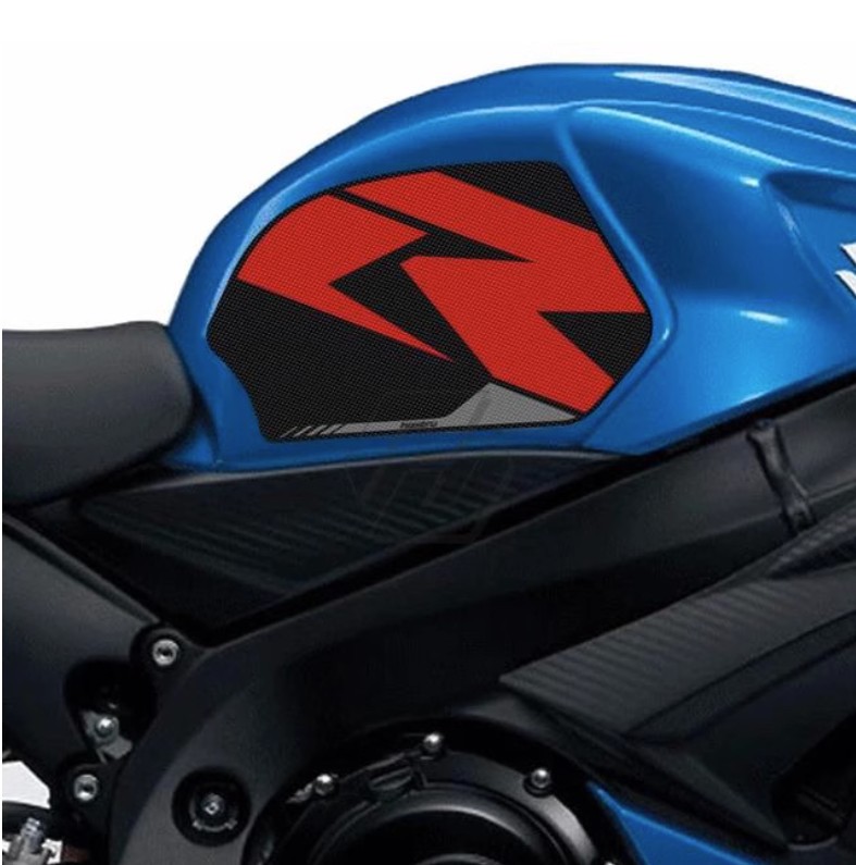 Suitable for Suzuki GSXR600 GSXR750 small R medium R 11-16 fuel tank protection anti-scratch anti-skid side sticker