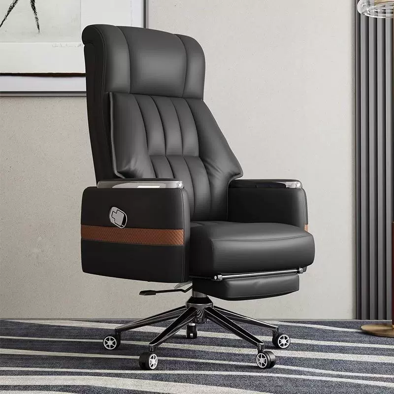 厂家直销老板椅办公椅可躺电脑椅商务真皮轻奢大班椅简约现代升降