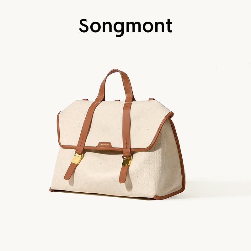 【郭柯宇同款】Songmont山下有松山行游历公文包植鞣皮斜挎双肩包|undefined