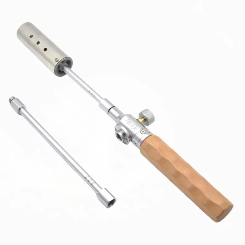 户外露营加长高山罐喷火枪喷枪烧猪毛直柄便携式手持可拆卸点火器