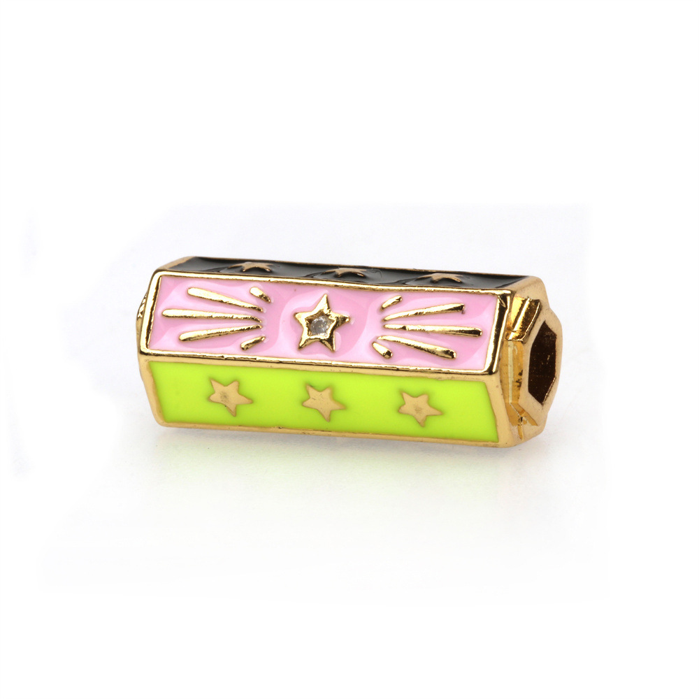 Fashion Love Devilu0027S Eye Star Copper Enamel Gold Plated Bracelets Jewelry Accessories 1 Piece