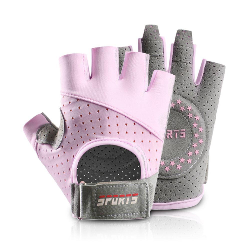 Guantes de fitness yoga para mujer bicicleta dinámica antideslizante medio dedo transpirable equipo resistente al desgaste Dumbbell Training deportes al aire libre hombres
