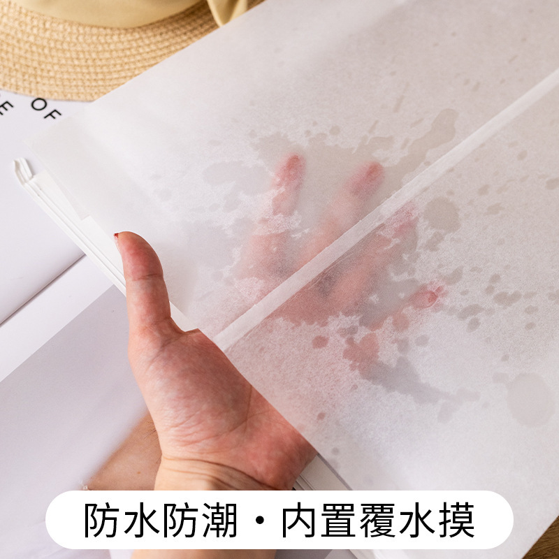 ティッシュペーパーバッグ衣類包装袋白いティッシュペーパー増粘防湿ワイヤージップロックバッグ環境に優しいエクスプレス包装インナーバッグ|undefined