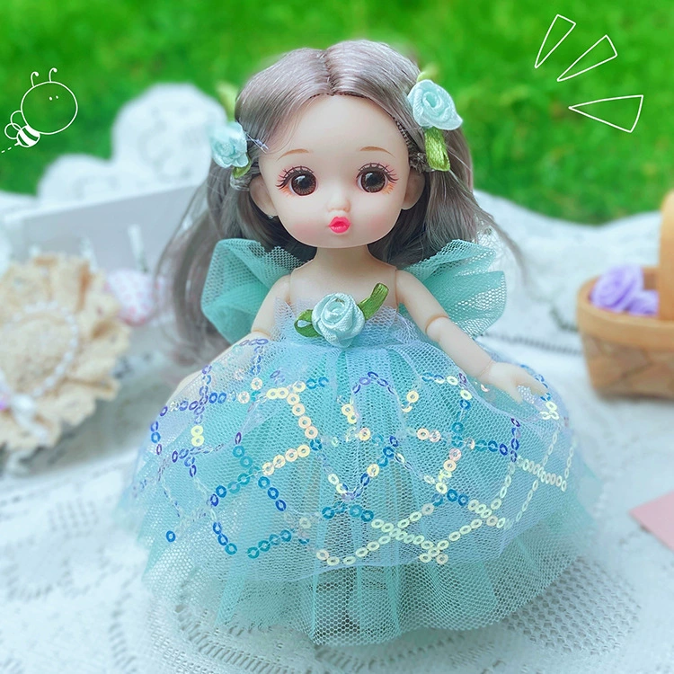 Кукла для принцессы, игрушка для детского сада, 17 см, подарок на день рождения