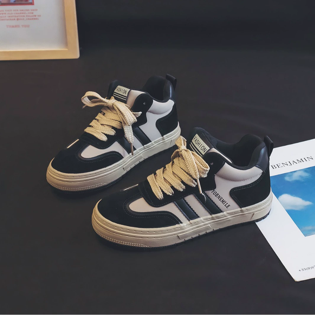 В наличии: Новые женские повседневные кроссовки-полуботинки «Панда» для студентов, осень-зима 2024, модель H1265