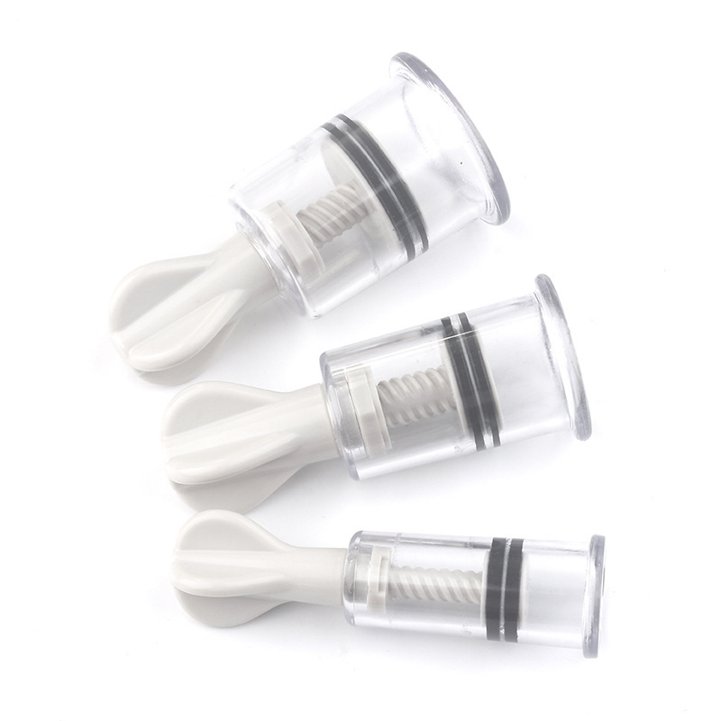 Nipple Suction Stimulator, ABS Breast Pump Toy, White, Large Size — detail image 1