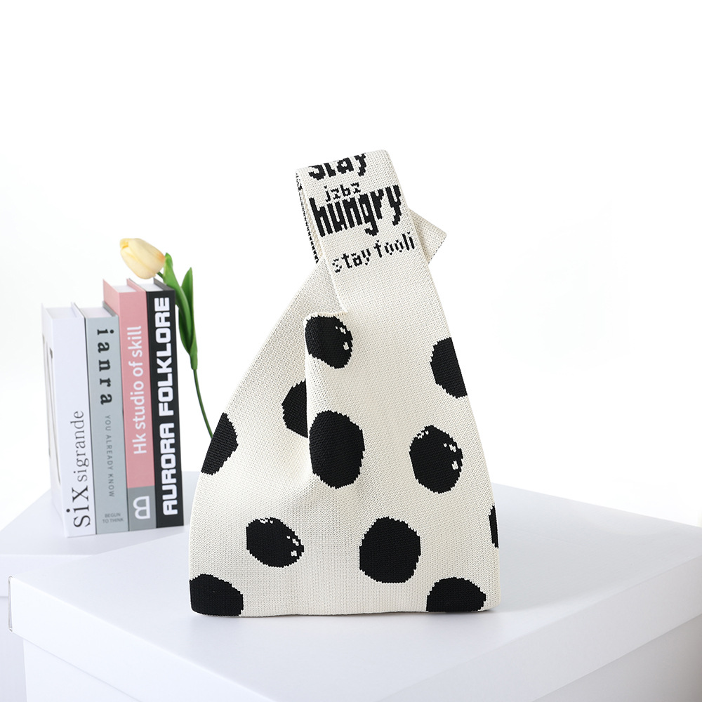 2024 Flying Weaving Bag Tote Bag Versión coreana del nuevo bolso de mano de moda Fabricante de bolsas de compras casuales de gran capacidad para estudiantes