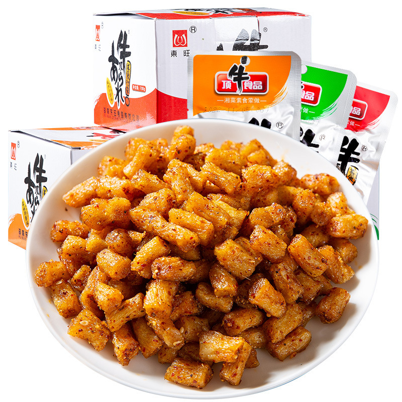 东旺顶牛素牛筋辣条35g牛筋牛顶8090后儿时怀旧大包零食休闲小吃
