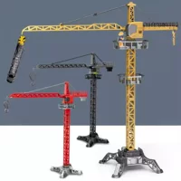 Бесплатная доставка сплава башенный кран игрушка имитация крана экскаватор подъемная башня кран строительная машина 3-6 игрушка для мальчиков